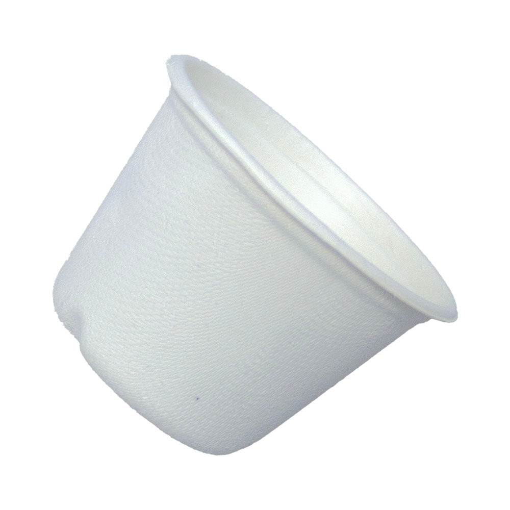 4oz Bagasse Bio Pot & Lid - 1000 Pots & Lids Per Carton