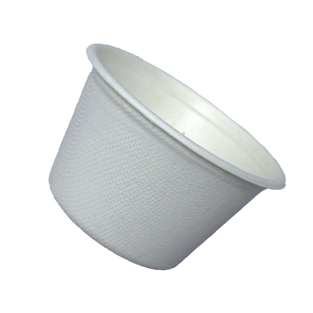 7oz Bagasse Bio Portion Pot & Lid - 1000 Pots & Lids Per Carton