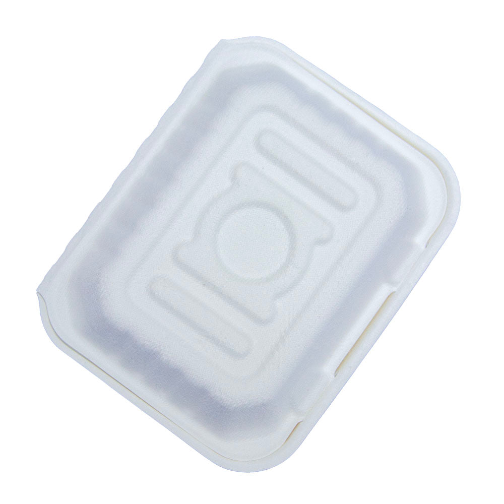 7" Sugarcane Bagasse Bio Box - Medium - (No.3) - 500 Per Carton