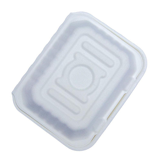 Medium Bagasse Clamshell – Ideal for Kids Meals & Loaded Fries (From 8.7p each)