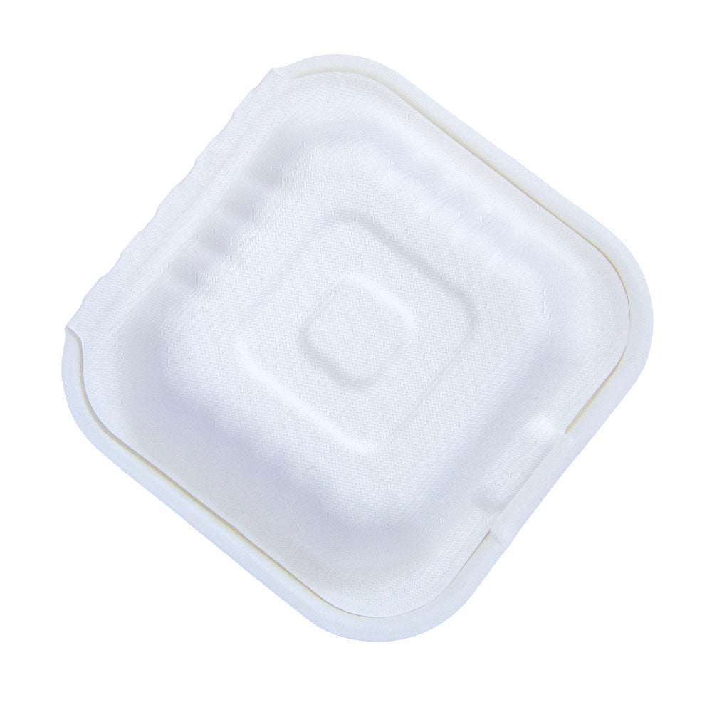 6" Sugarcane Bagasse Bio Box - Small - (No.2) - 500 Per Carton