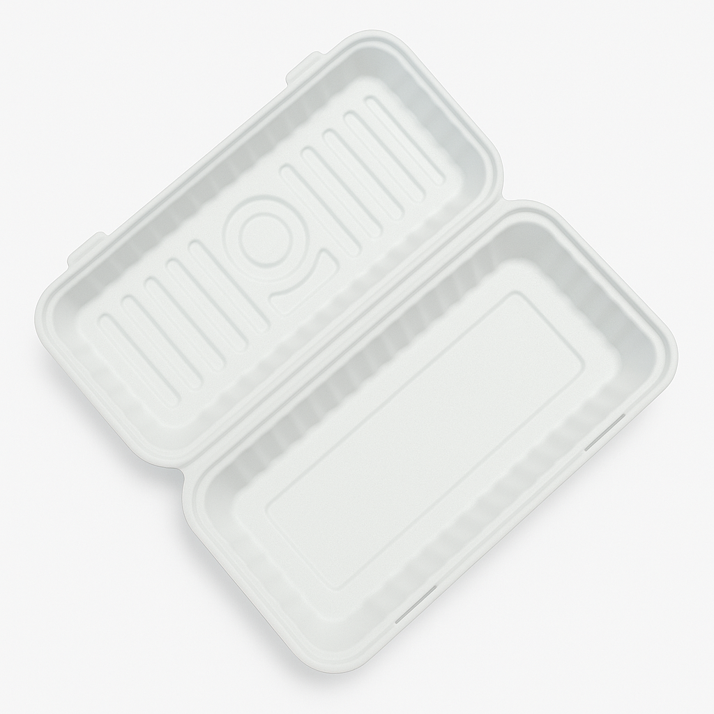 13" Sugarcane Bagasse Bio Box - XL - (No.5) - 200 Per Carton