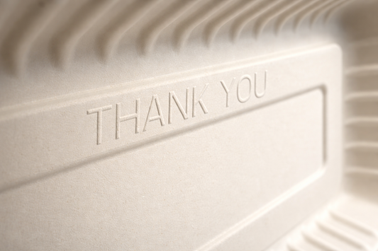 Extra Large Bagasse Clamshell – Ideal for Large Portions (From 14.5p each)