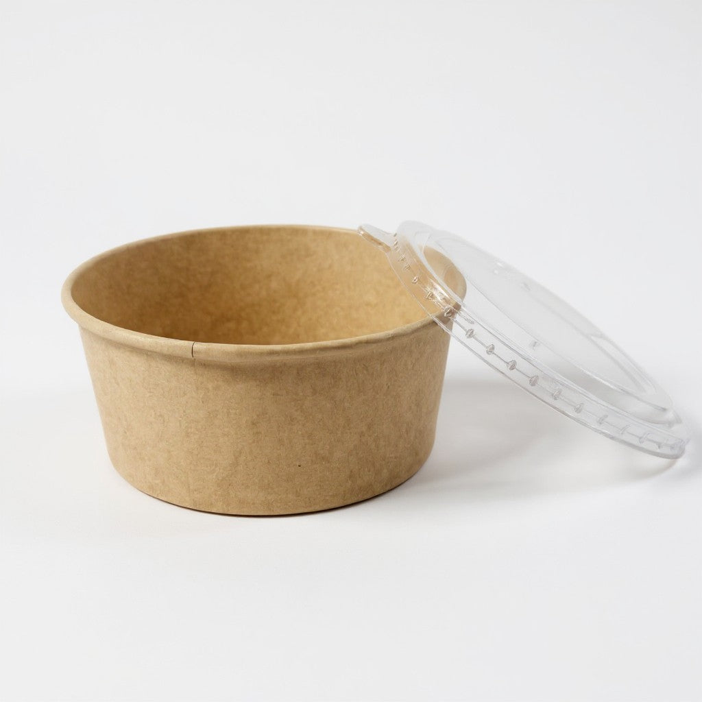 1000ml - EcoKraft SALAD BOWL & LID (600PCS)