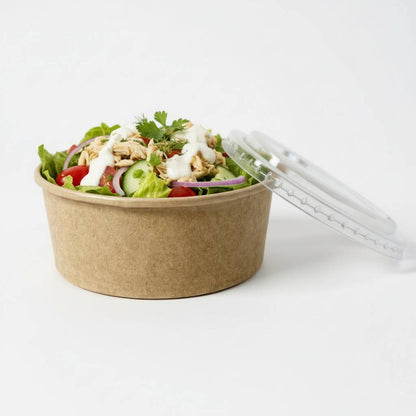 1000ml - EcoKraft SALAD BOWL & LID (600PCS)