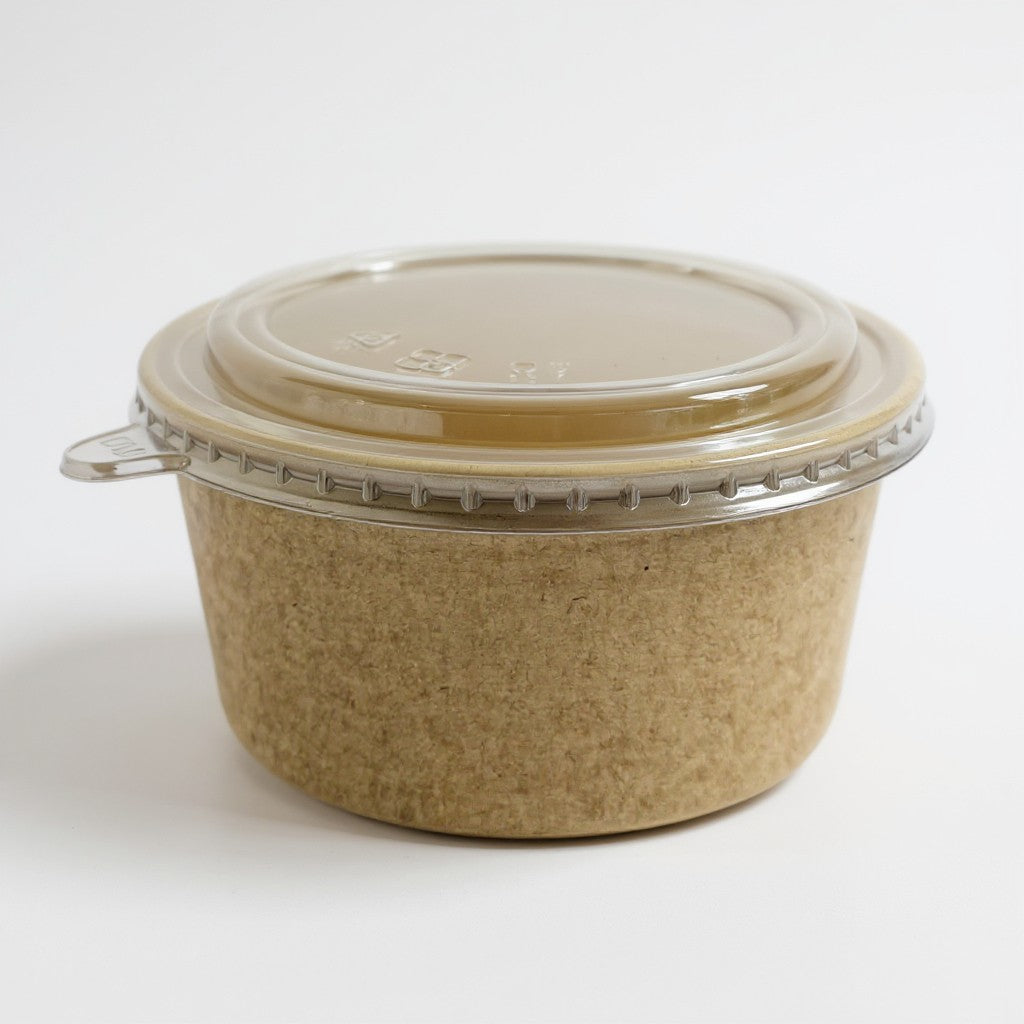 1300ML - EcoKraft SALAD BOWL & LID (600PCS)