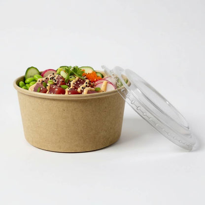 1300ML - EcoKraft SALAD BOWL & LID (600PCS)
