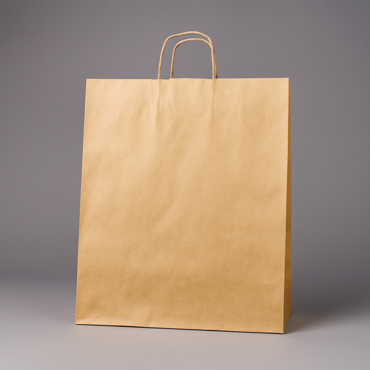 Brown Kraft Paper Carrier - Large - 450x130x460mm (250PCS)