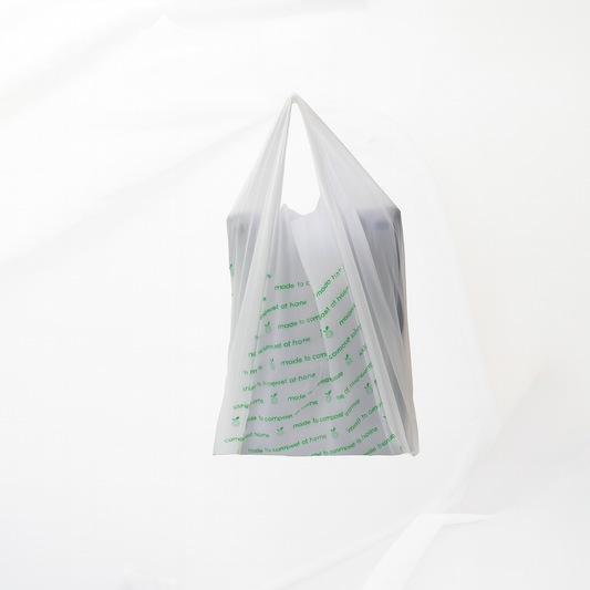 Compostable Vest Carrier bags - 1000 Per Carton