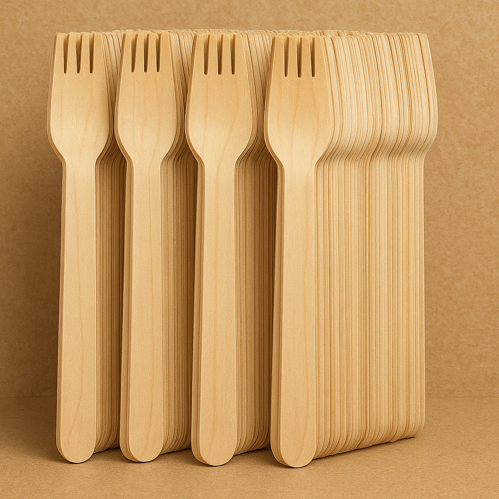 Wooden Fork - 1,000 Per Carton