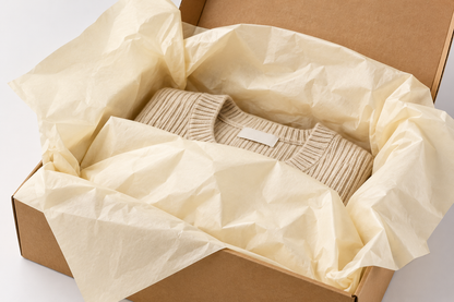 Cream MG Tissue Paper | 750x500mm | Pack of 500