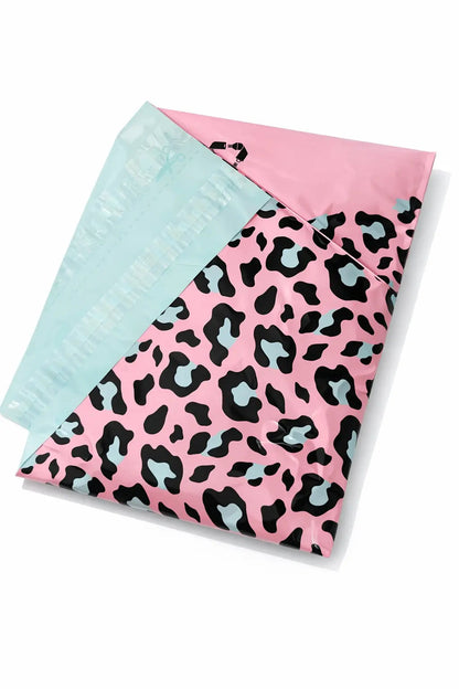 Leopard Print Mailing Bags | Small | 26x40cm | Pack of 20 | Recycled Plastic BSP Retail