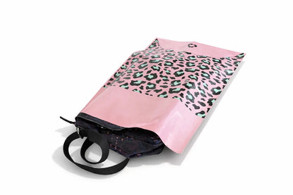 Leopard Print Mailing Bags | Small | 26x40cm | Pack of 20 | Recycled Plastic BSP Retail