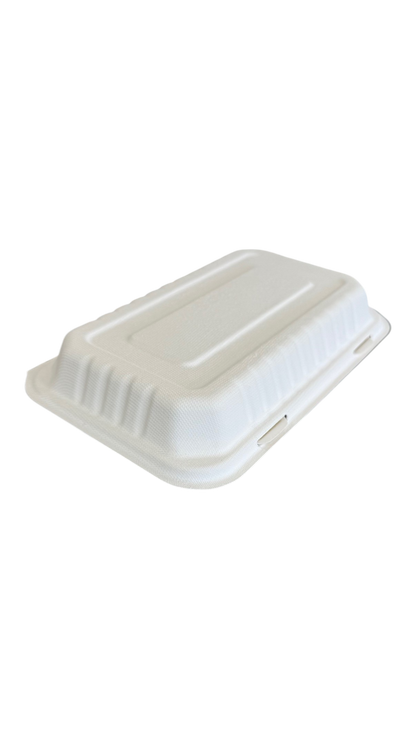 Large Bagasse Food Box – Ideal for Full Meals (From 11p each)