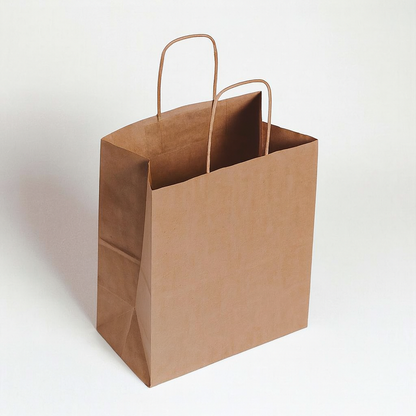 Brown Kraft Paper Carrier -  Medium - 320X170X420mm (250PCS)