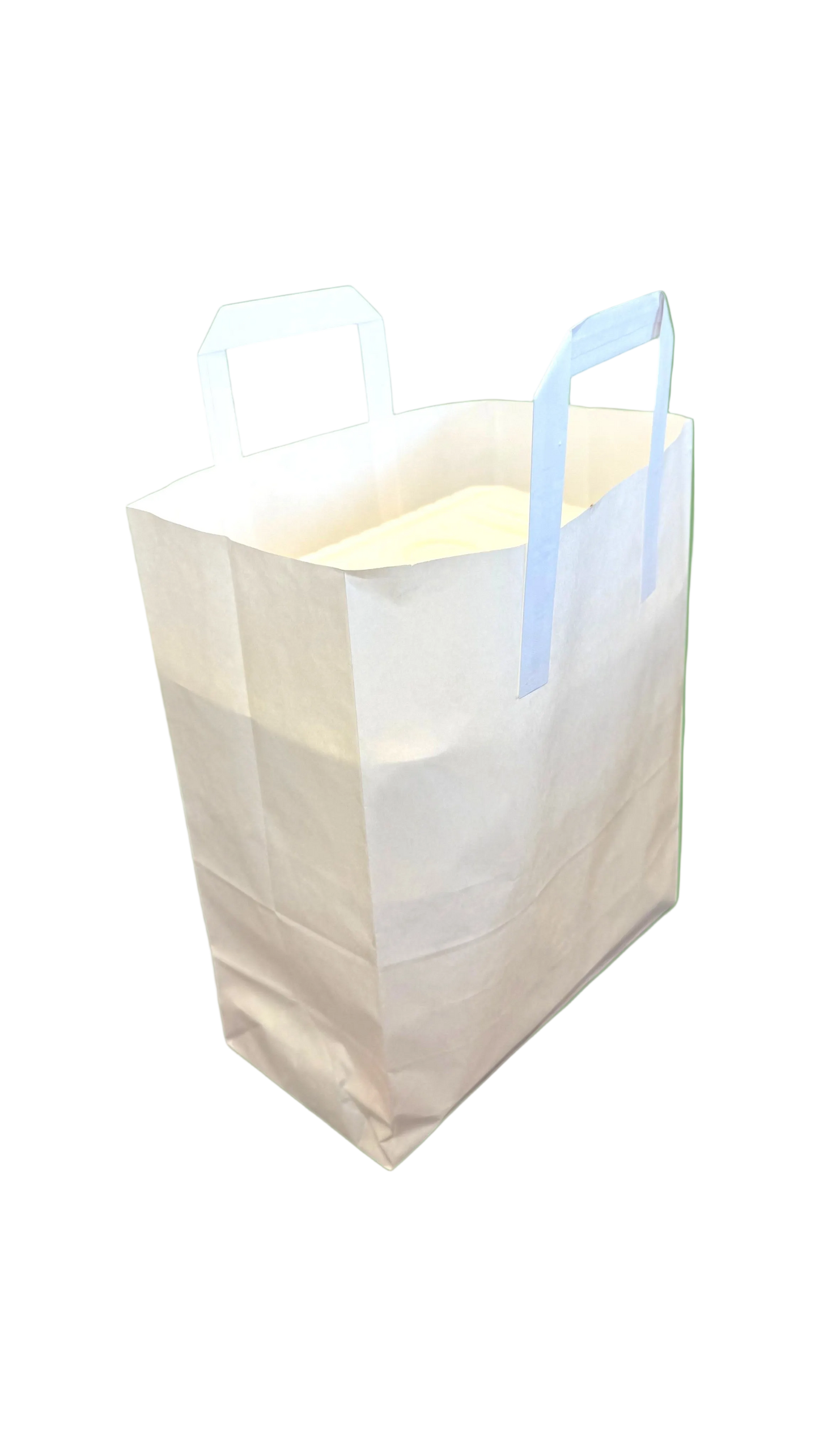 White Paper Carrier - 256x387x300mm- 250 Per Carton