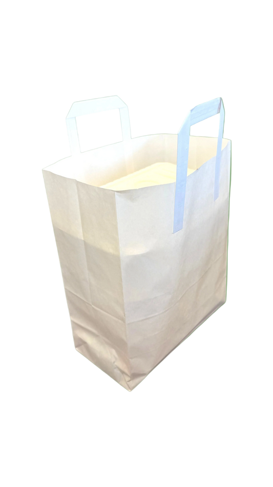 White Paper Carrier - 256x387x300mm- 250 Per Carton