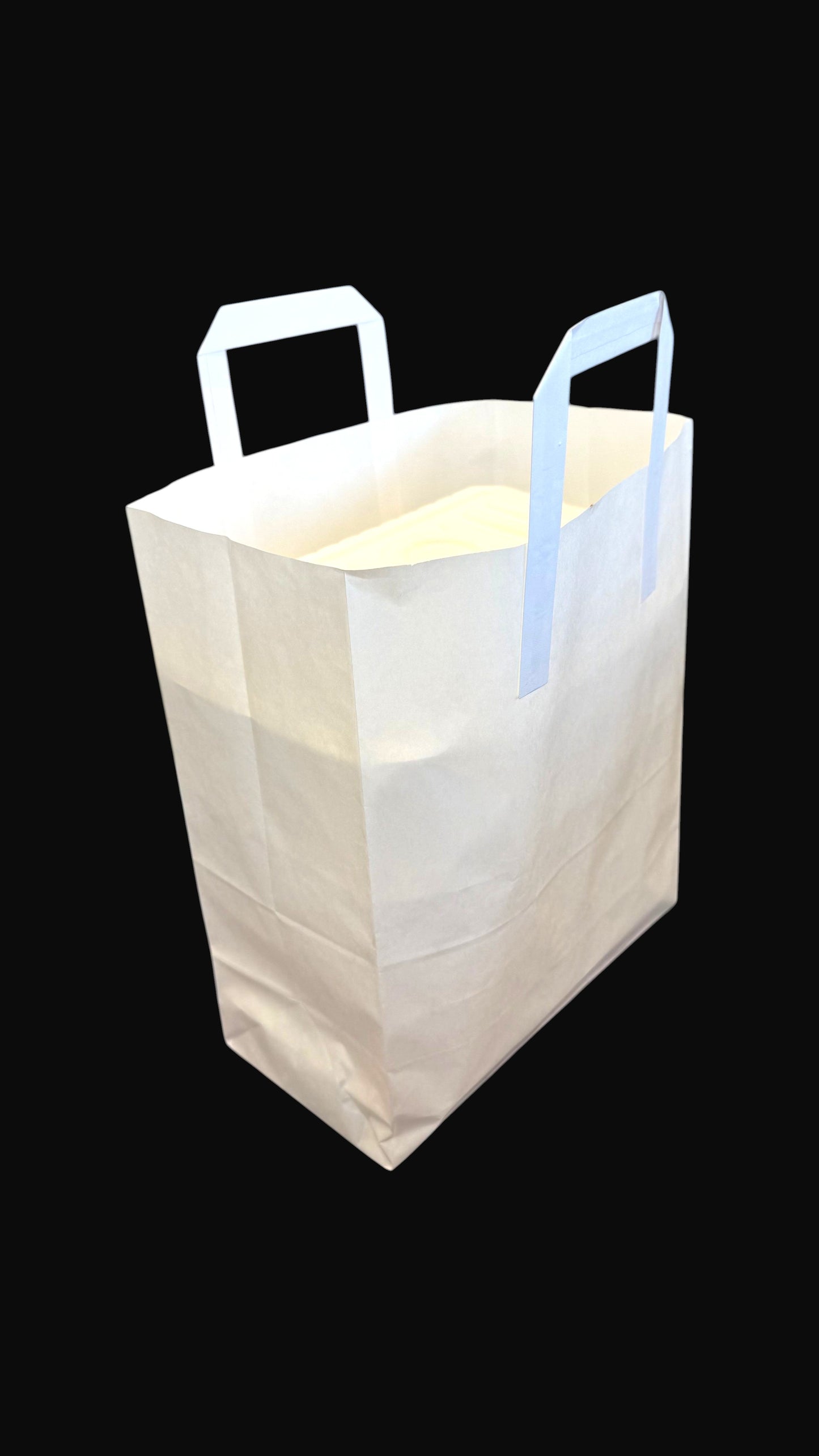 White Paper Carrier - 256x387x300mm- 250 Per Carton