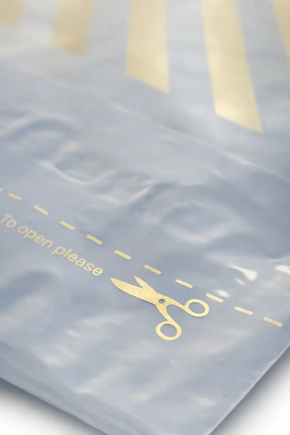 Stripe Mailing Bags | Medium | 39x54cm | Pack of 20 | Recycled Plastic BSP Retail