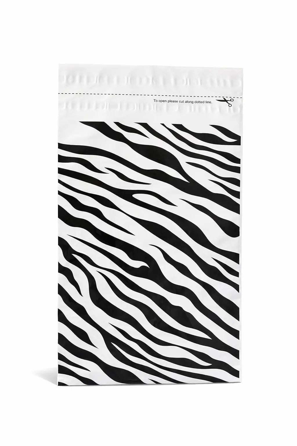 Zebra Print Mailing Bags - Small 26x40cm Pack of 20 - Eco-Friendly Recycled Plastic BSP Retail