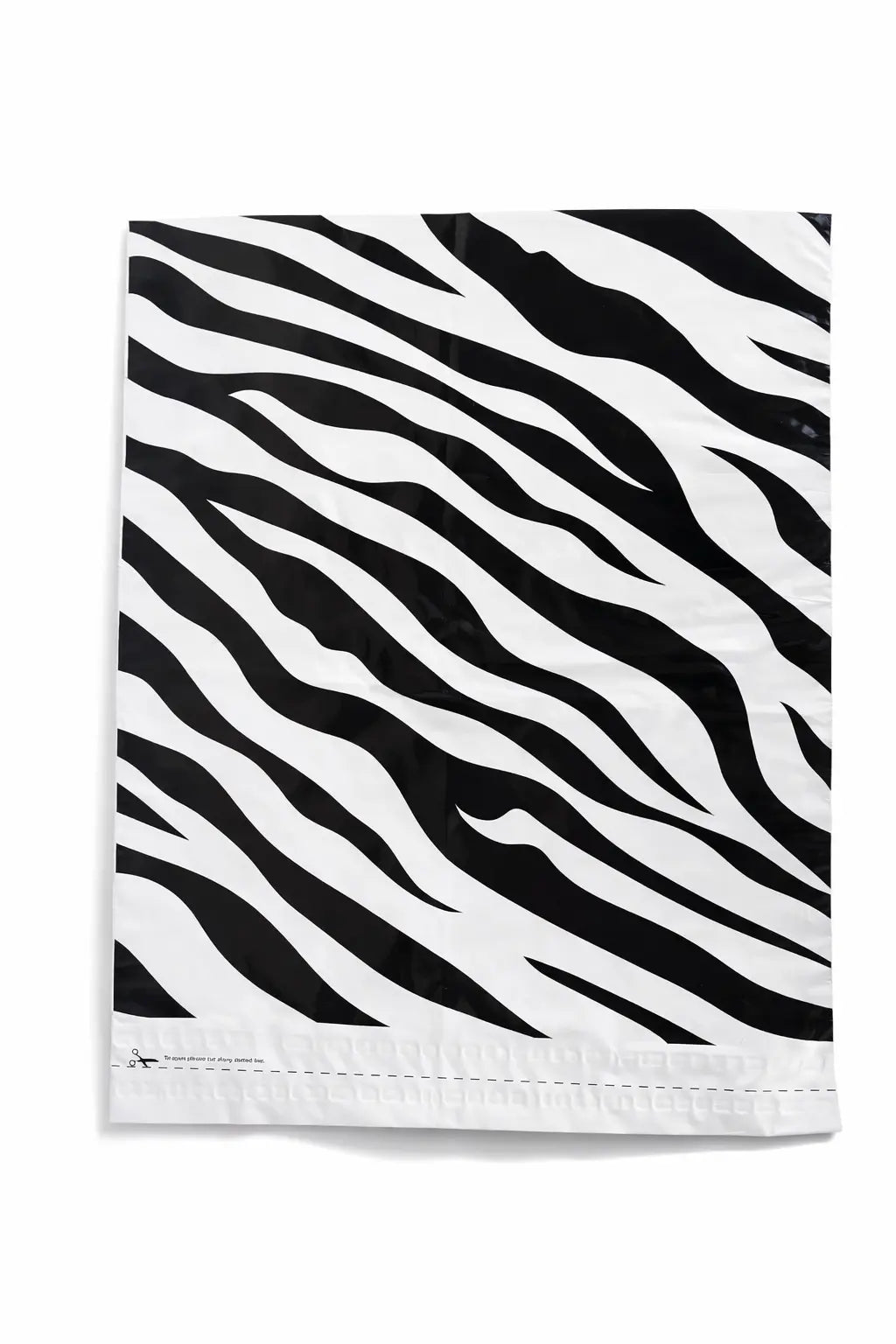Zebra Print Mailing Bags | Large | 58x70cm | Pack of 20 | Recycled Plastic BSP Retail