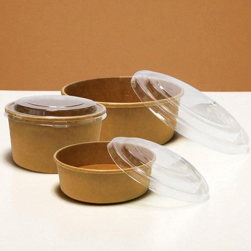 1300ML - EcoKraft SALAD BOWL & LID